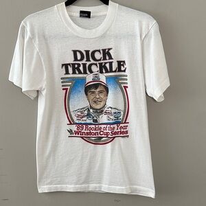 Nascar Dick Trickle vintage Graphic White Tee